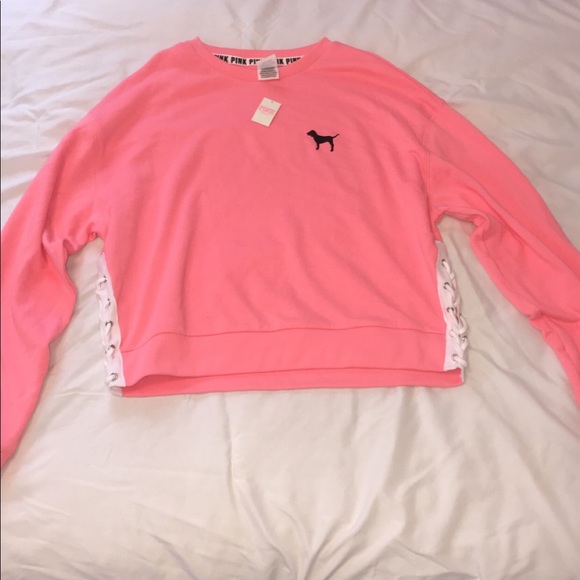 PINK Victoria's Secret Sweaters - New pink crew neck